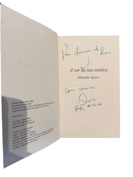 A Cor da tua Sombra - exemplar 1 — miniatura 2